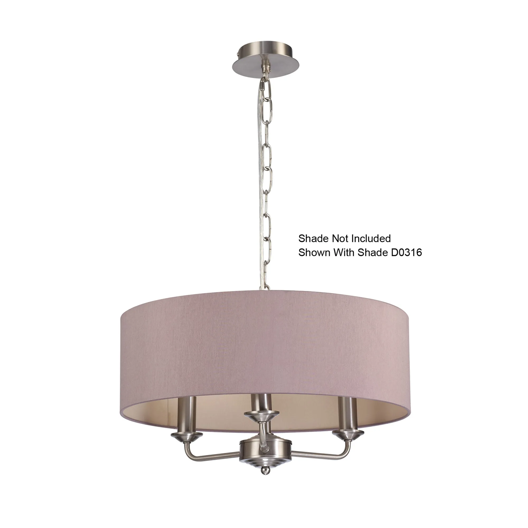 Banyan Pendant 3 Light Satin Nickel D0356  Deco Banyan